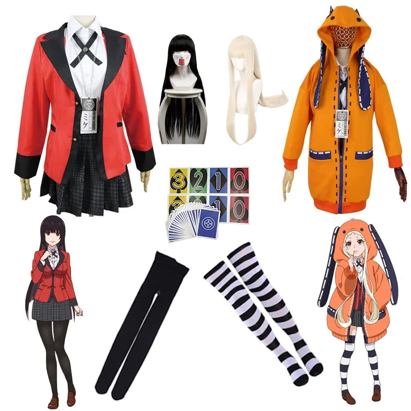 Anime Cosplay Kakegurui - 2026 Kakegurui Jabami Yumeko Yomoduki Runa