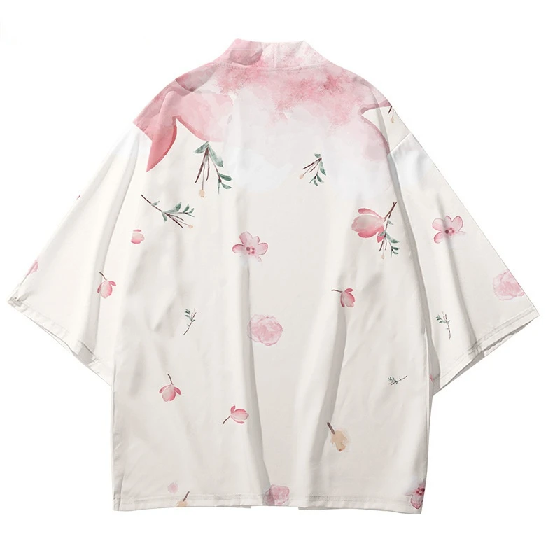 Demon Slayer Haori - Streetwear Jepang kardigan Wanita Pria Harajuku