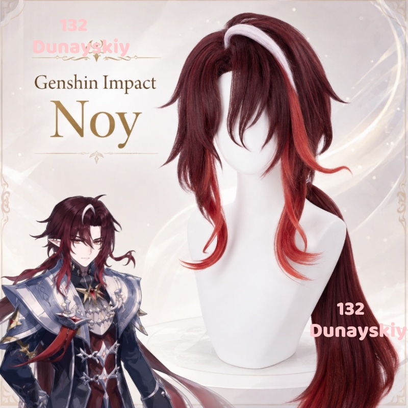 Anime Cosplay Long Hair - Wig Cosplay Genshin Impact Noy Snezhnaya