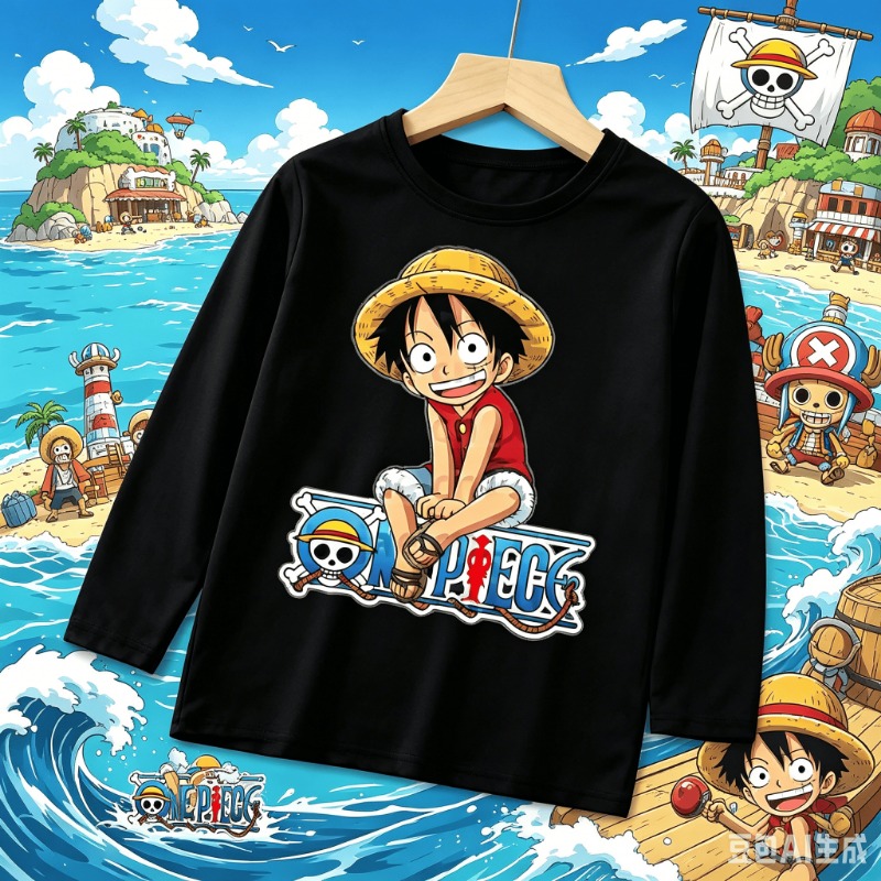 Anime Cosplay Toddler - Kaus Pakaian Jalanan Musim Semi One