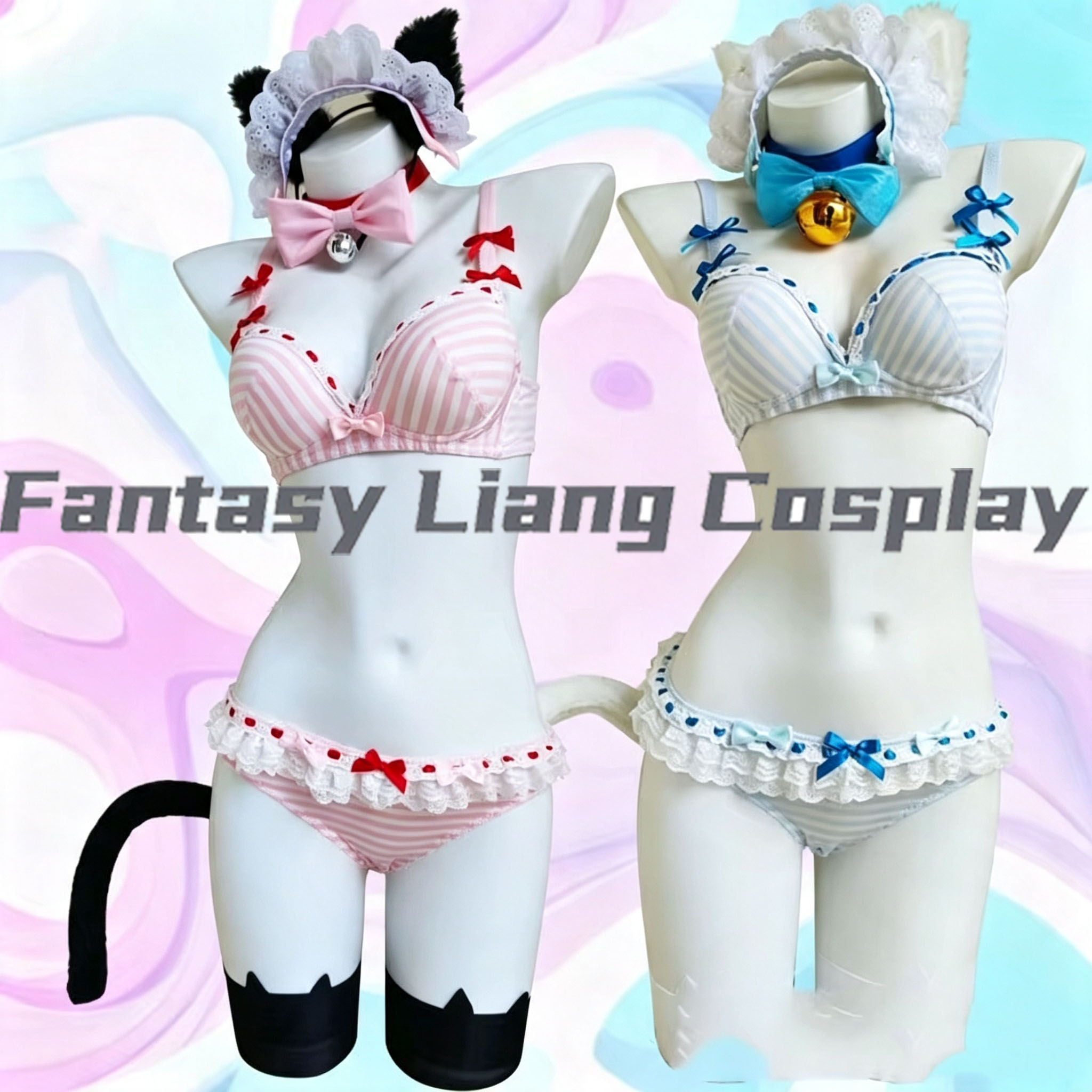 Anime Cosplay Cat - Kostum Cosplay NEKOPARA Chocola Vanilla untuk
