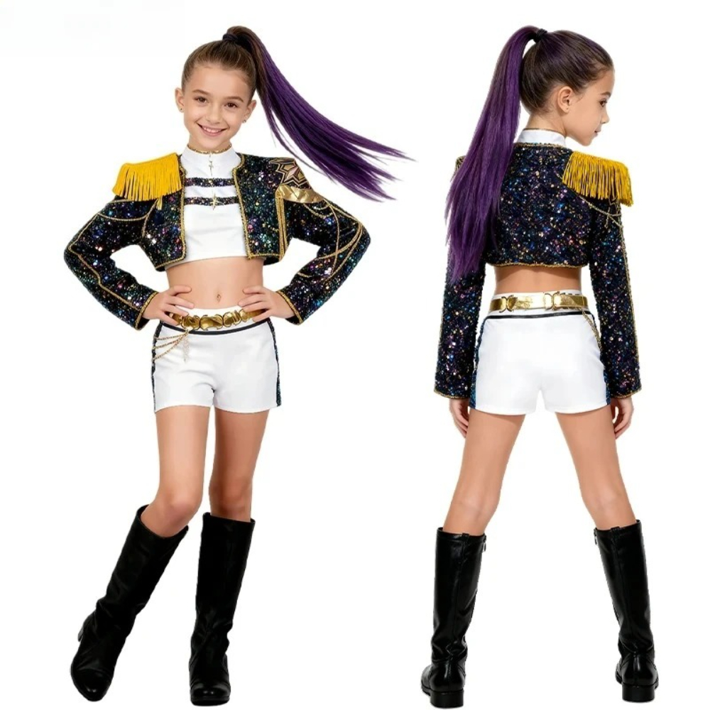 Anime Zoey Cosplay - Kostum Rumi Penyamaran K-Pop New Warrior,