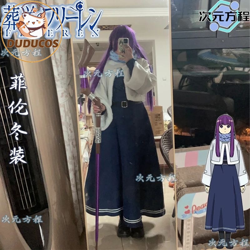 Anime Cosplay Plus Size - TERSEDIA Kostum Cosplay Fern Anime【XS-2XL】DUDU-R Wanita