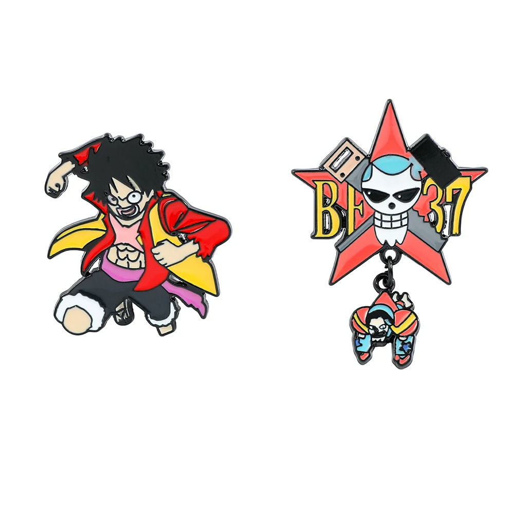 Anime Cosplay Luffy - 2 Buah Bros Anime Kreatif Lucu