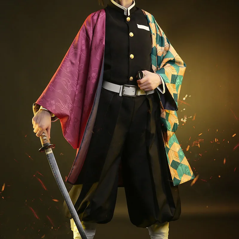 Demon Slayer Haori - Kostum Cosplay Anime Demon Slayer Tomioka