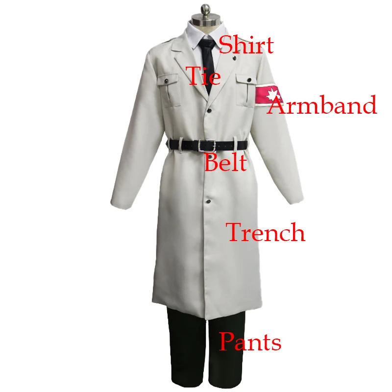 Attack Titan Cloak - Seragam Resimen Pramuka Perwira Militer Attack