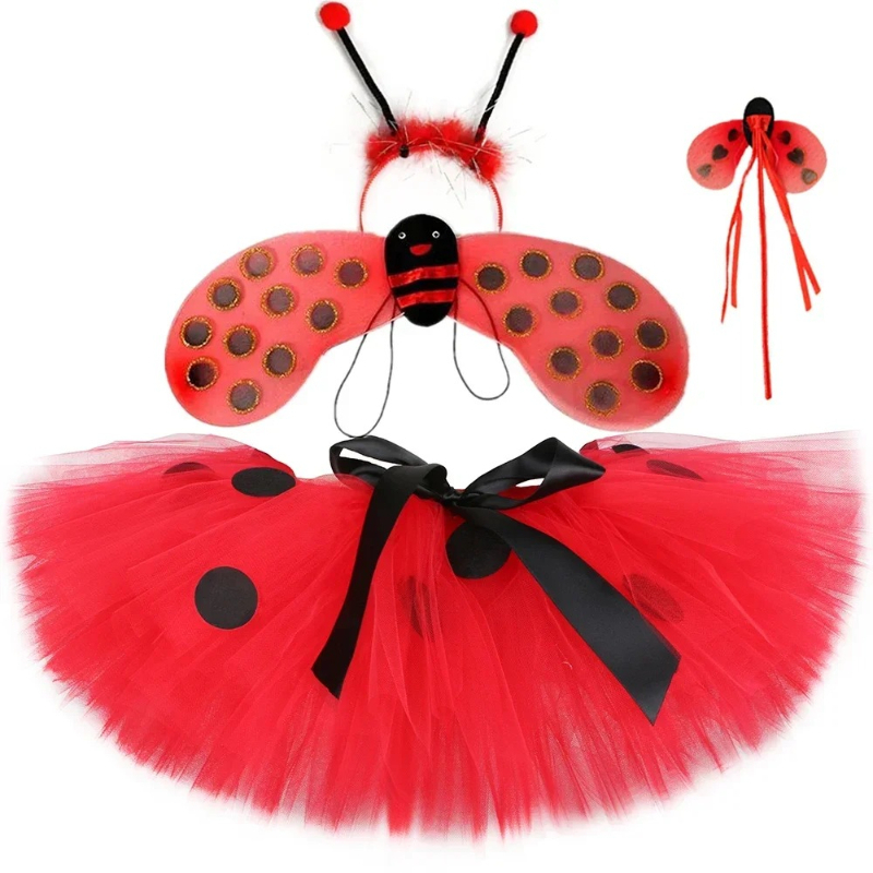Anime Cosplay Toddler - Rok Tutu Ladybird Anak Perempuan Rok