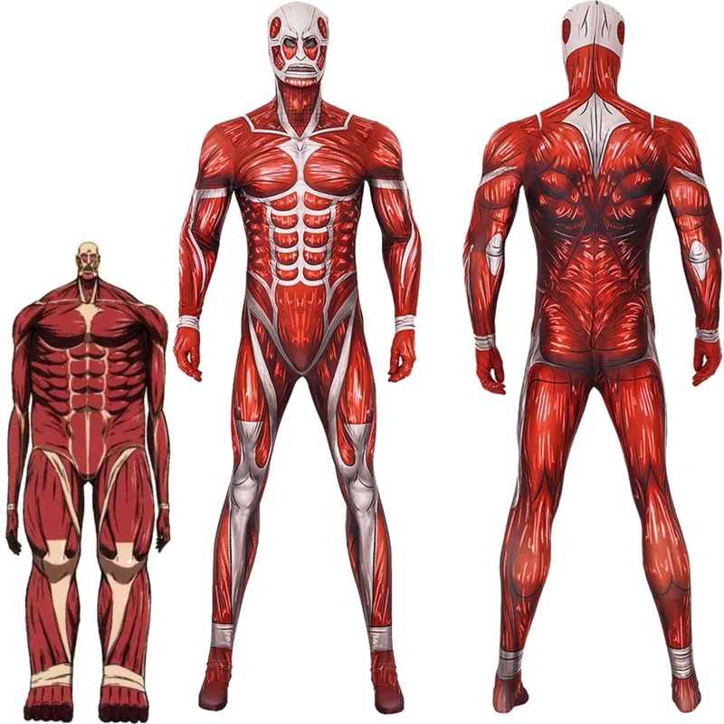 Attack Titan Cloak - Kostum Cosplay Titan Kolosal Attack On