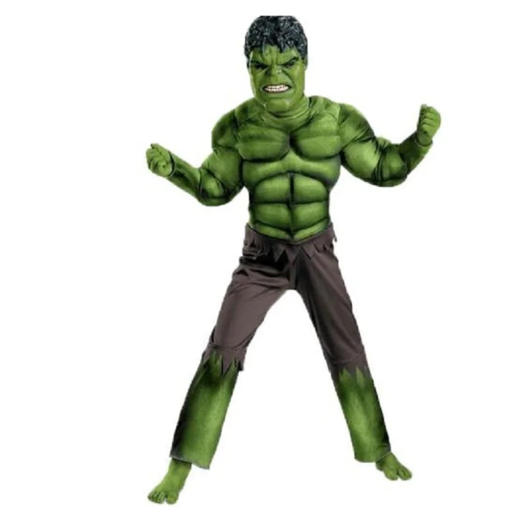Anime Cosplay Toddler - Kostum Otot Cosplay Hulk Anime Pahlawan