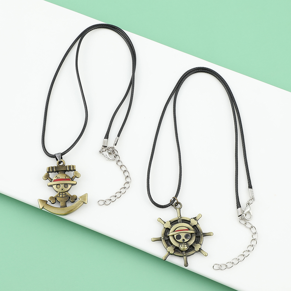 Anime Cosplay Luffy - Kalung Logo Tengkorak One Piece -