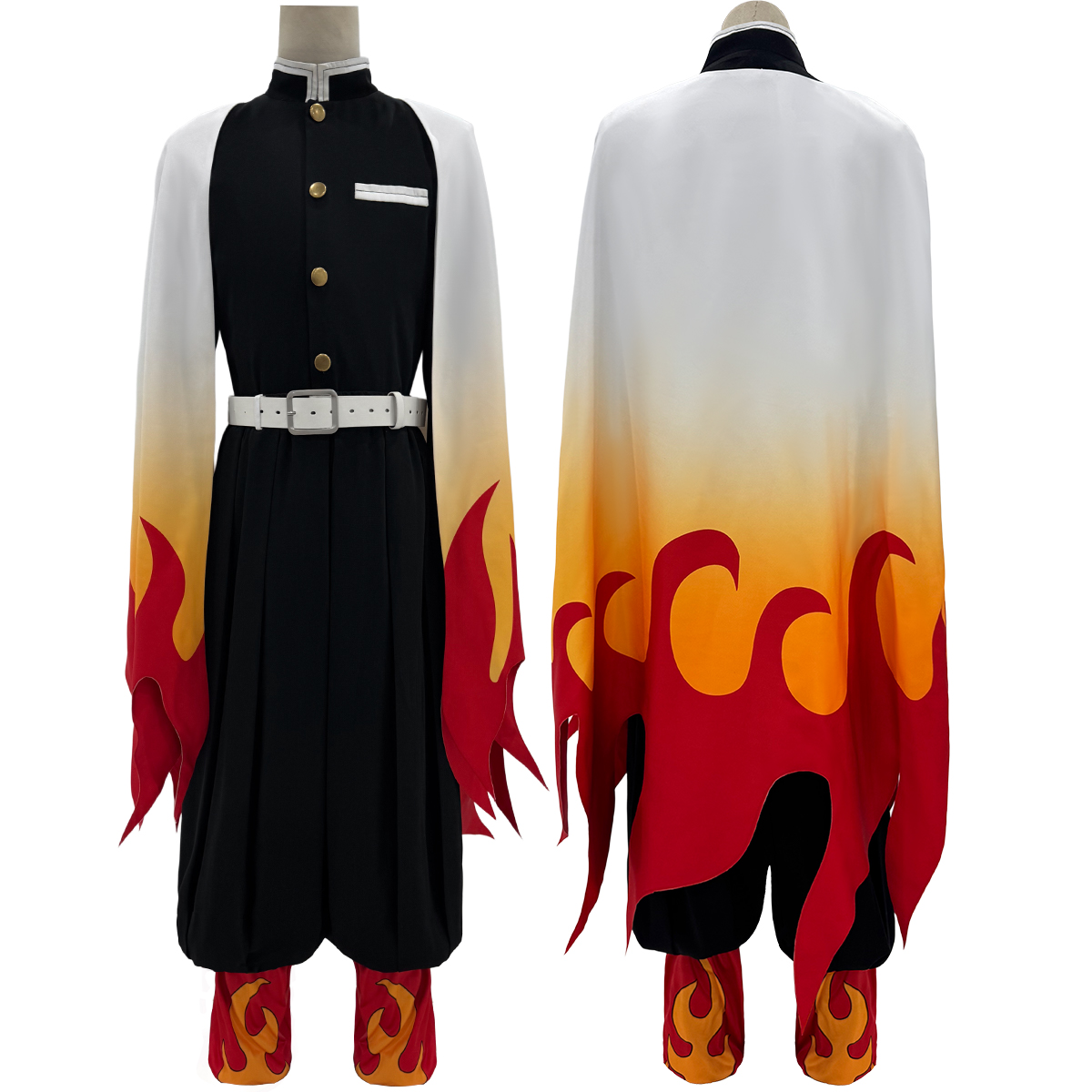 Demon Slayer Haori - HOLOUN Anime Rengoku Kyoujurou Kostum Cosplay