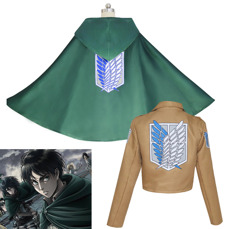 Attack Titan Cloak - Kostum Cosplay Attack on Titan, kostum