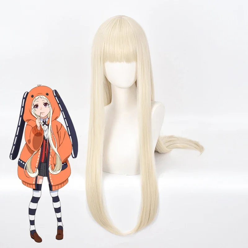 Anime Cosplay Kakegurui - Kostum Cosplay Yomoduki Runa 2026 Wig