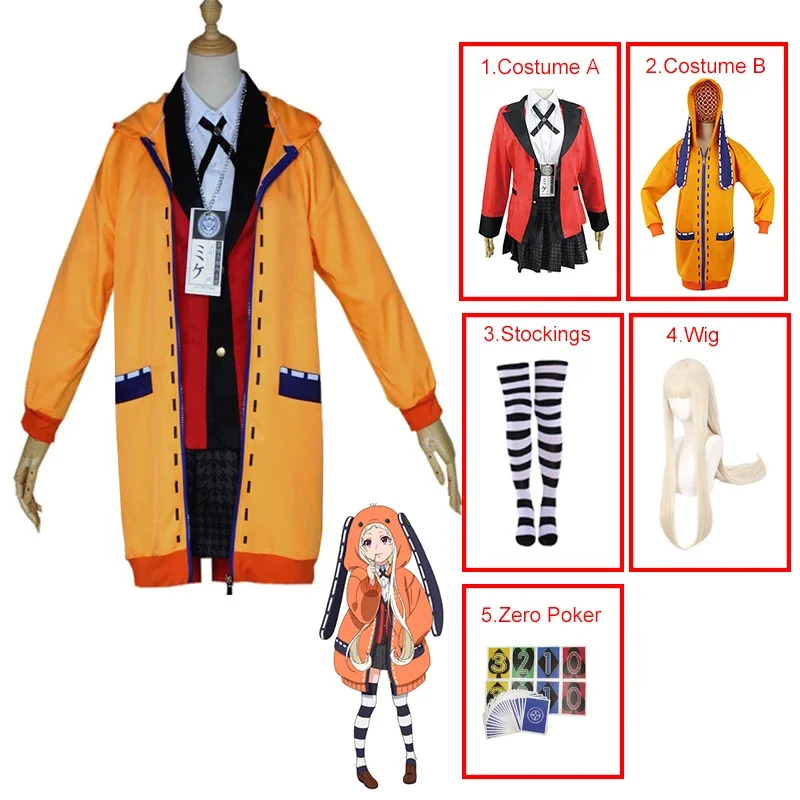 2026 Kakegurui Jabami Yumeko Y - Anime Cosplay Kakegurui ulasan dan harga