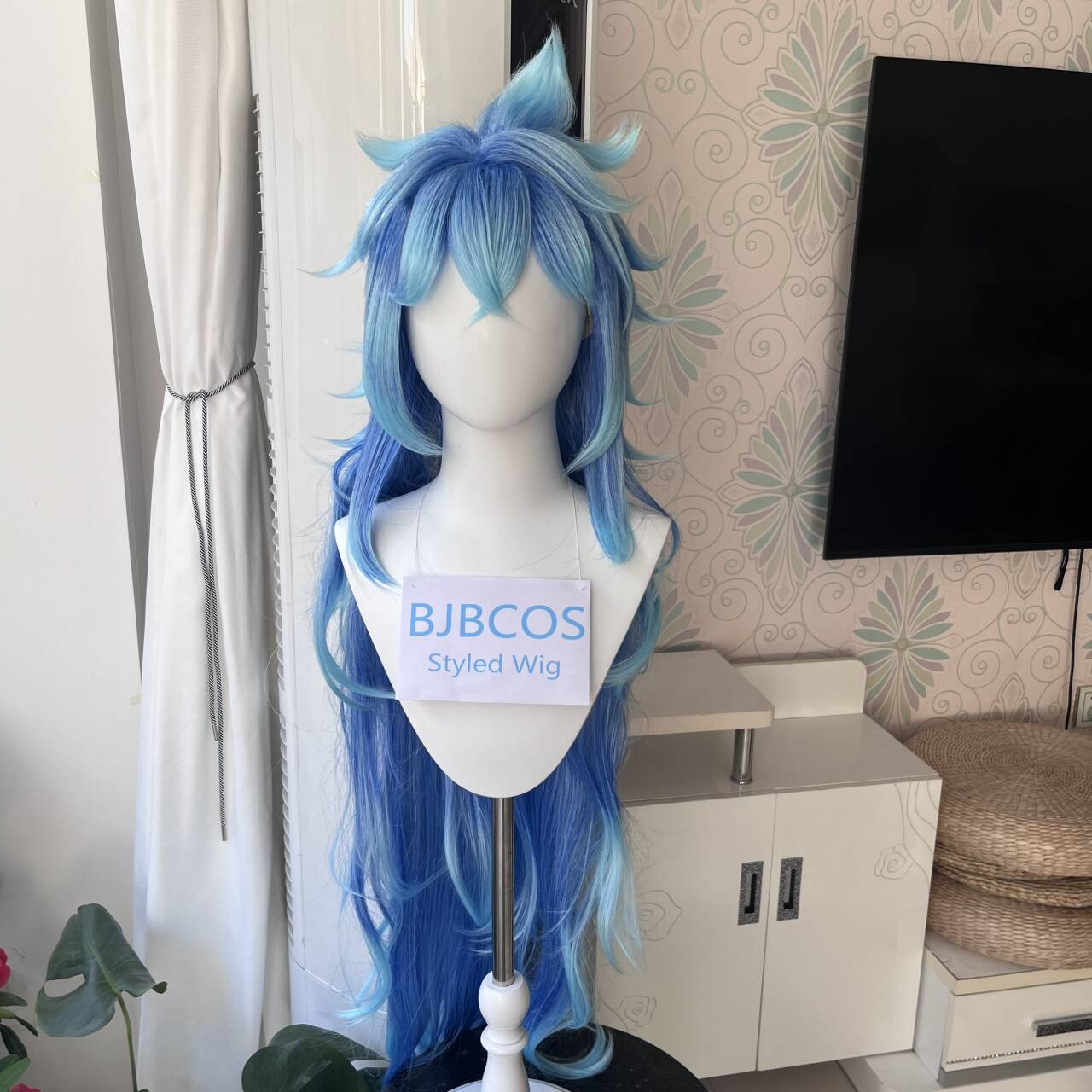 [Wig Bergaya] Wig Cosplay Idia - Anime Cosplay Long Hair ulasan dan harga