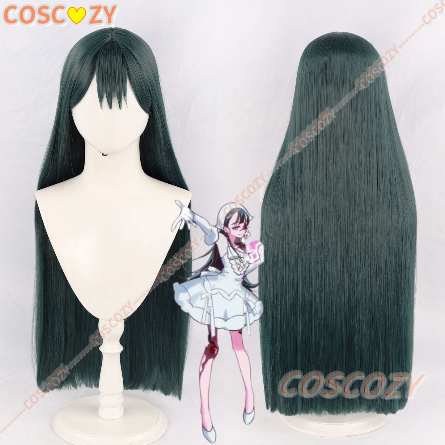 Wig Cosplay Zombie Stage Sua W - Anime Cosplay Long Hair ulasan dan harga
