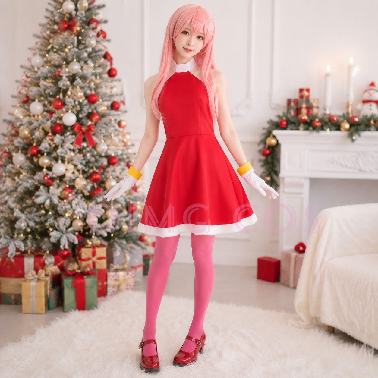 Kostum Cosplay Amy Rose Seraga - Anime Cosplay Girl Costume ulasan dan harga