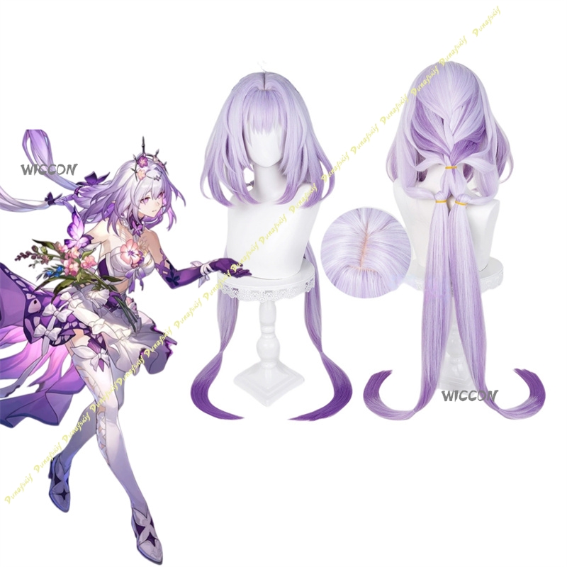 Honkai: Wig Cosplay Star Rail  - Anime Cosplay Long Hair ulasan dan harga