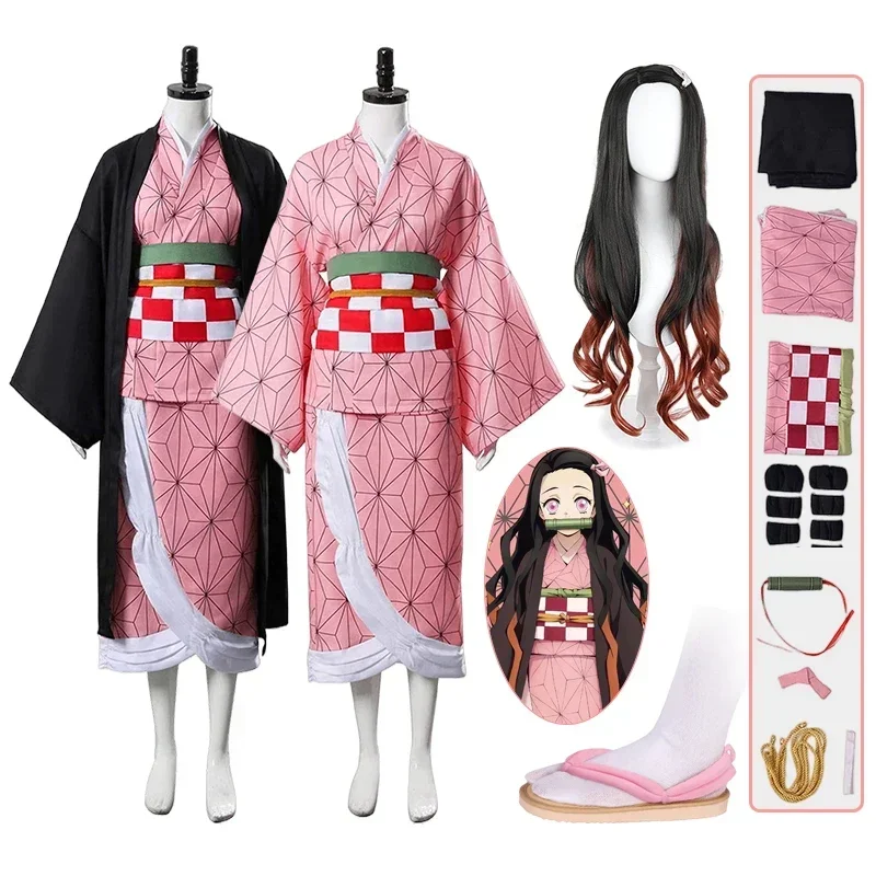 Kostum Cosplay Anime Kamado Ne - Demon Slayer Haori ulasan dan harga