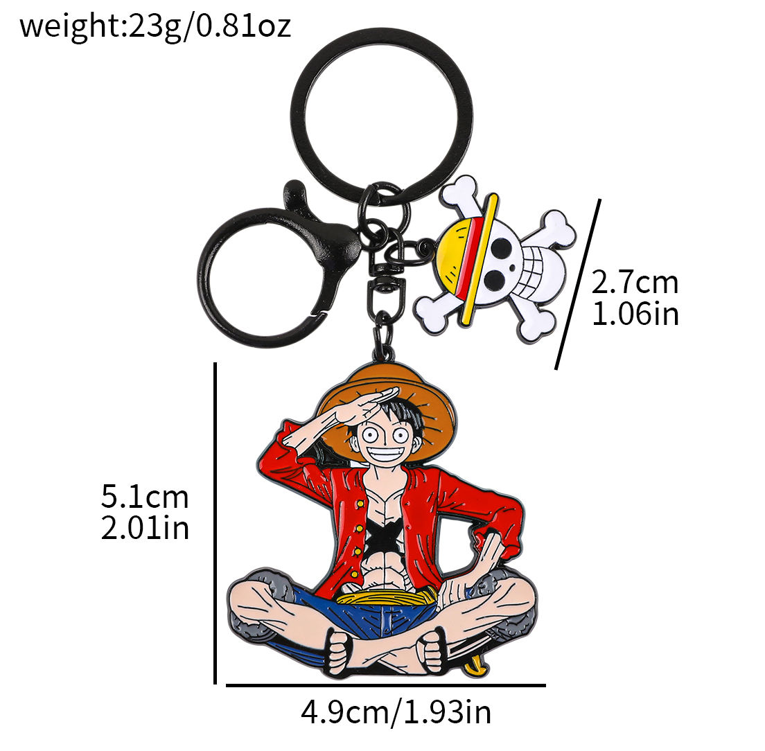 Set Gantungan Kunci Anime One  - Anime Cosplay Luffy ulasan dan harga