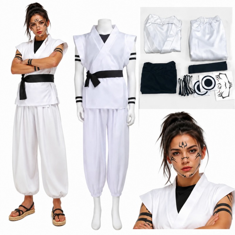 Kostum Cosplay Ryomen Sukuna J - Anime Cosplay Jujutsu Kaisen ulasan dan harga