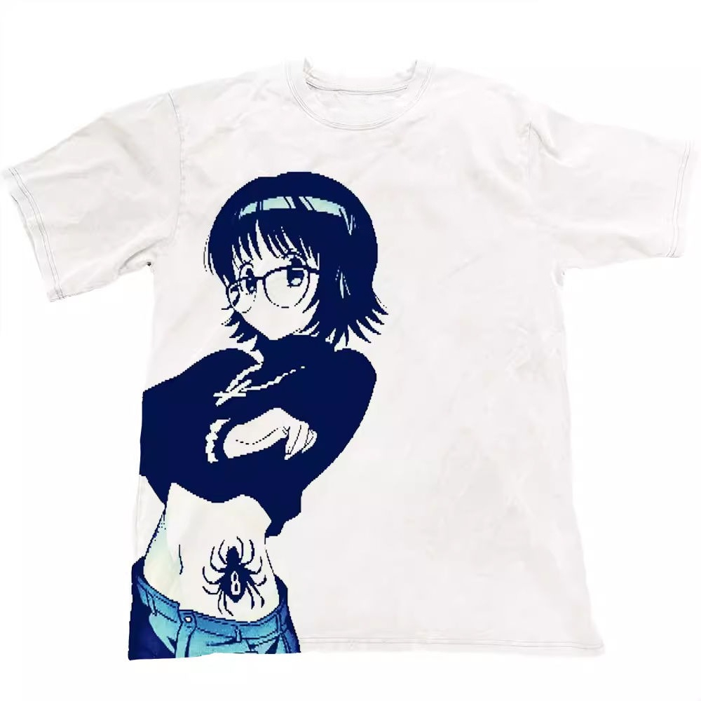 Kaus Lengan Pendek Motif Ungu  - Hunter X Hunter Uniform ulasan dan harga