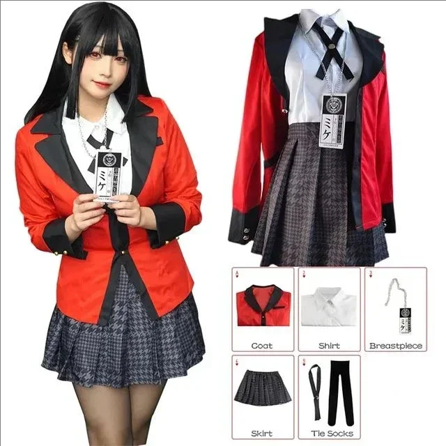 Kostum Cosplay Anime Kakegurui - Anime Cosplay Kakegurui ulasan dan harga
