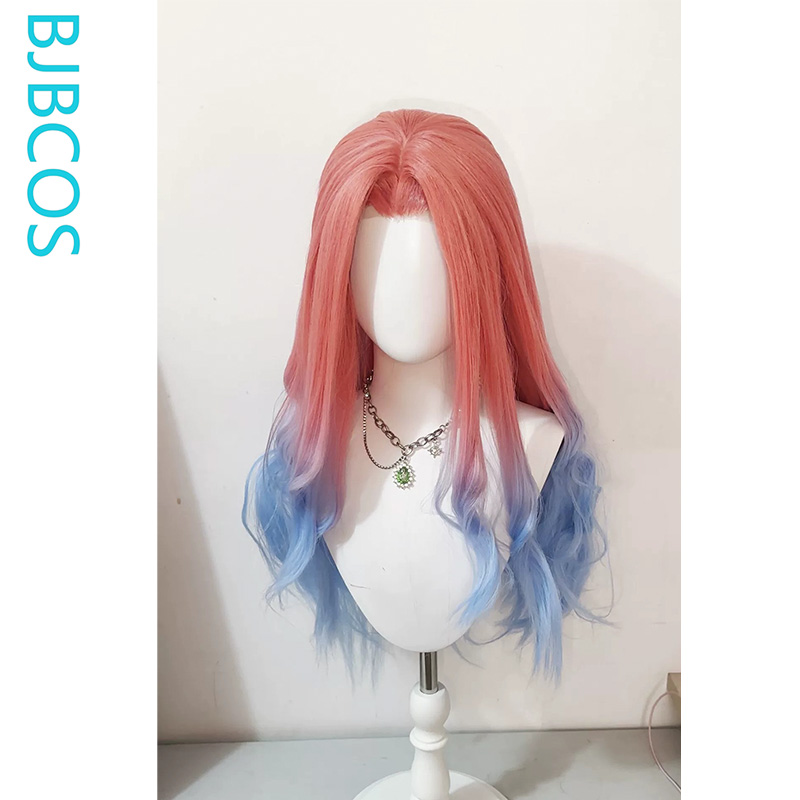 Wig yang ditata ‌ Wig Cosplay  - Anime Cosplay Long Hair ulasan dan harga
