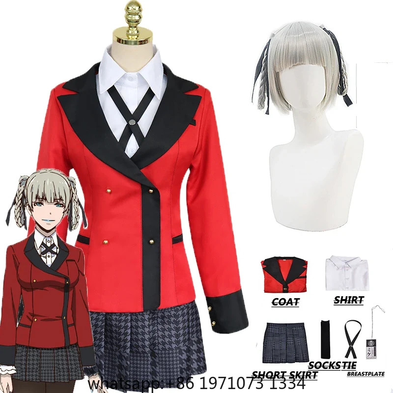 Kostum Cosplay Kirari Anime Ka - Anime Cosplay Kakegurui ulasan dan harga