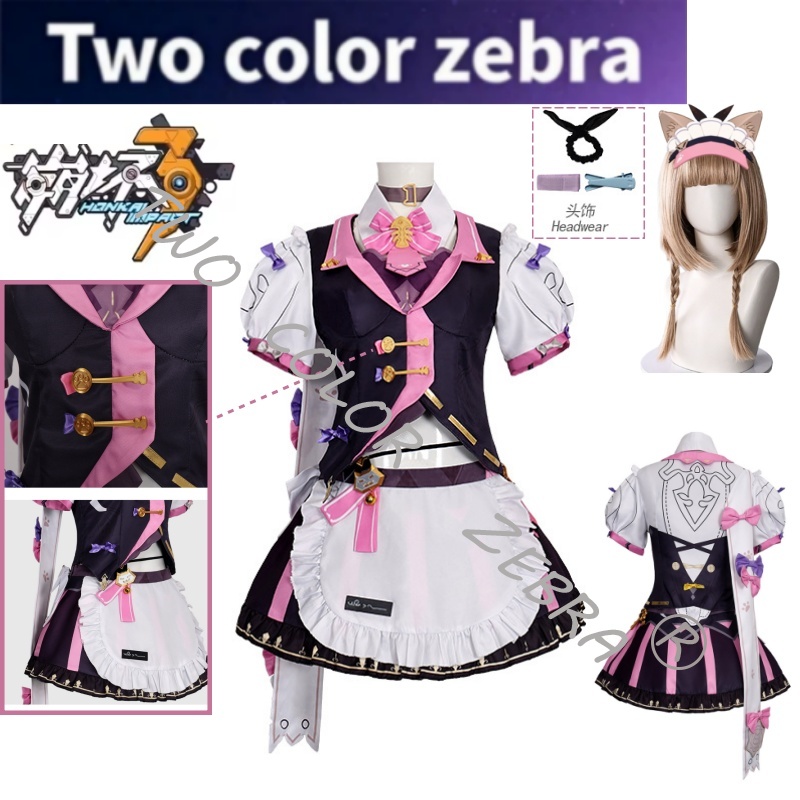 Kostum Cosplay Game Honkai Imp - Anime Cosplay Cat ulasan dan harga