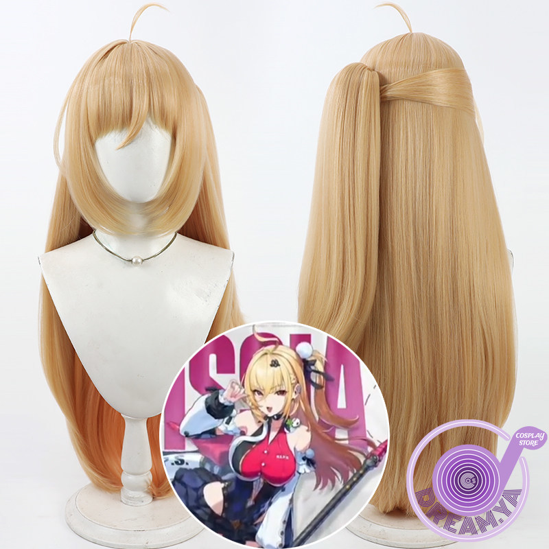 Wig Cosplay Cissia Zenless Zon - Anime Cosplay Long Hair ulasan dan harga