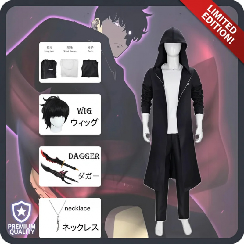 ▓ 2026Sung Jinwoo Solo Levelin - Cosplay Anime Solo ulasan dan harga