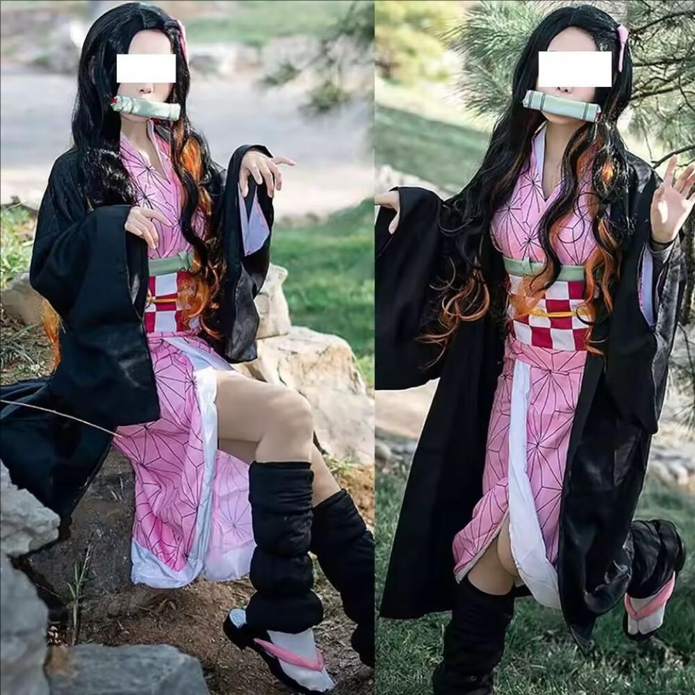 Kostum Cosplay Anime Demon Sla - Demon Slayer Haori ulasan dan harga