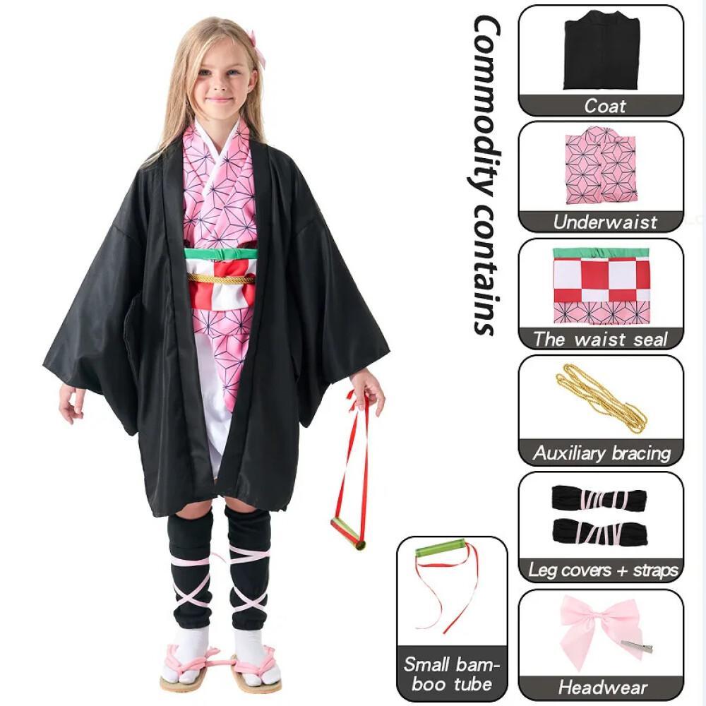 Kostum Cosplay Anime Demon Sla - Demon Slayer Haori ulasan dan harga