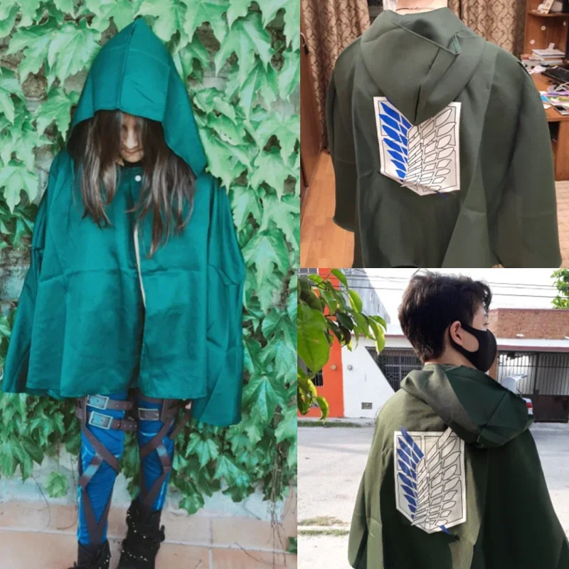 NewBig Fun Shingeki No Kyojin  - Attack Titan Cloak ulasan dan harga