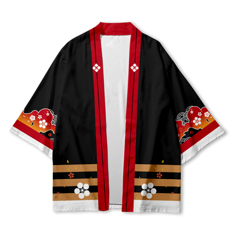 Kostum Cosplay Hitam Anime Uma - Demon Slayer Haori ulasan dan harga