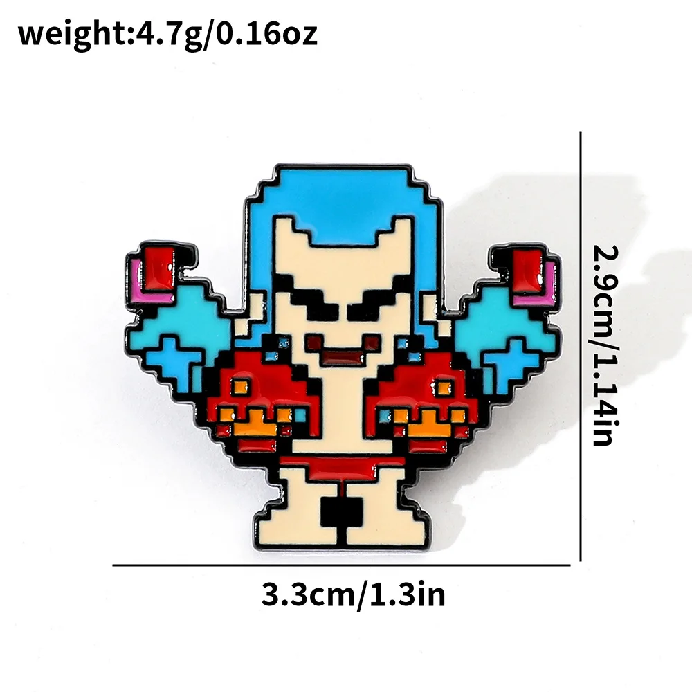 5 Buah Bros Gaya Pixel Kreatif - Anime Cosplay Luffy ulasan dan harga