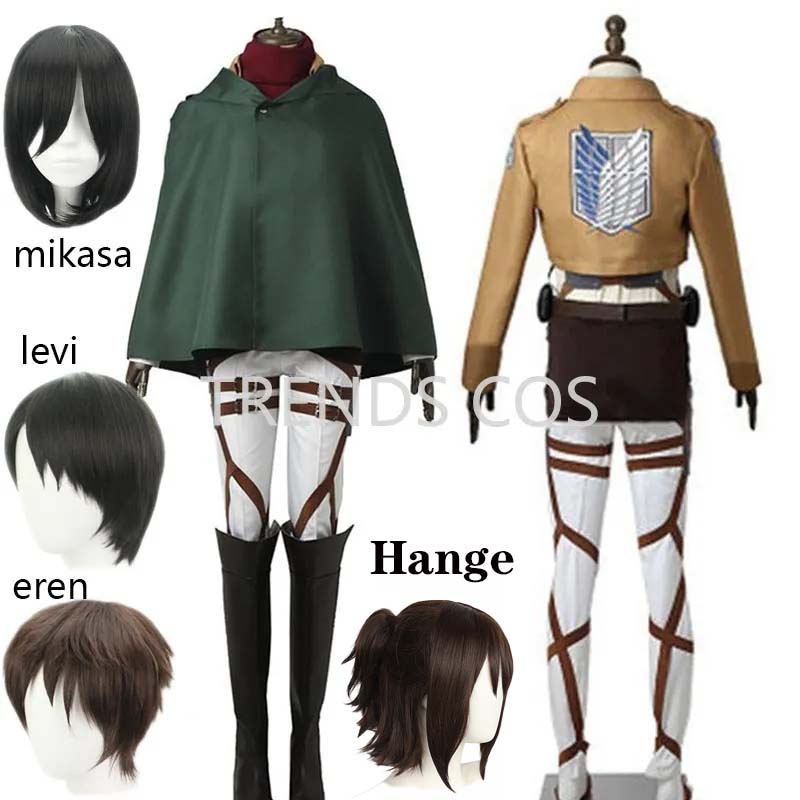 Cosplay Anime Levi Ackerman Mi - Attack Titan Cloak ulasan dan harga