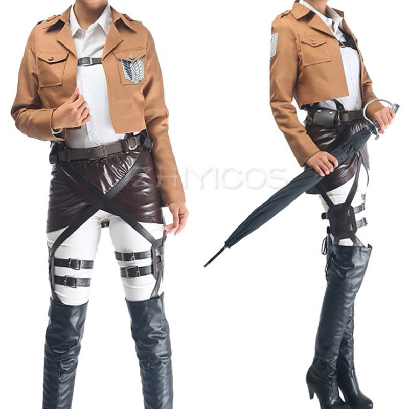 Pakaian Kostum Cosplay Attack  - Attack Titan Cloak ulasan dan harga