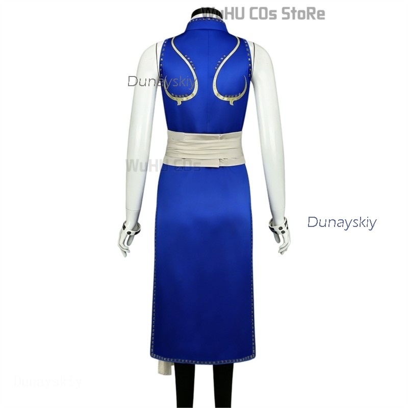 Set Kostum Cosplay Chun Li Dew - Anime Cosplay Live ulasan dan harga