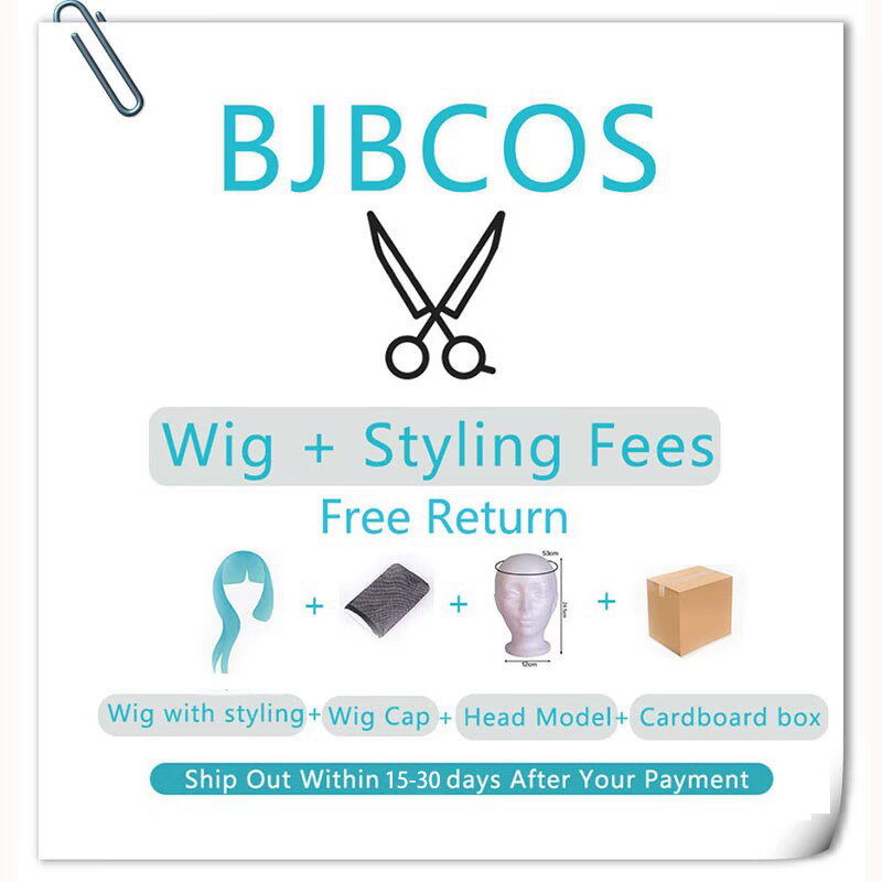 [Wig Bergaya] Wig Cosplay Rich - Anime Cosplay Long Hair ulasan dan harga