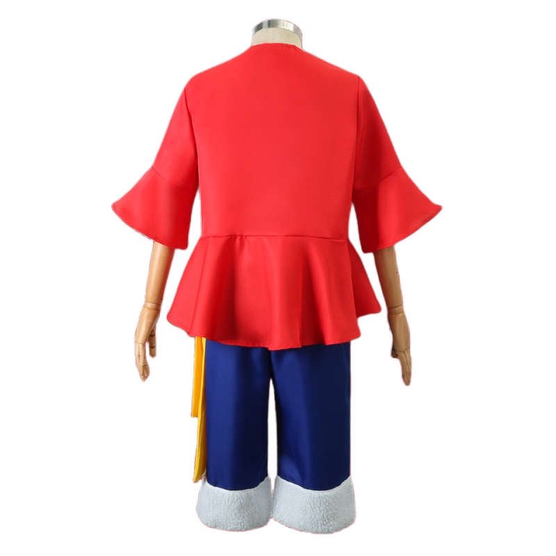 Kostum Cosplay Luffy Topi Wig  - Anime Cosplay Luffy ulasan dan harga