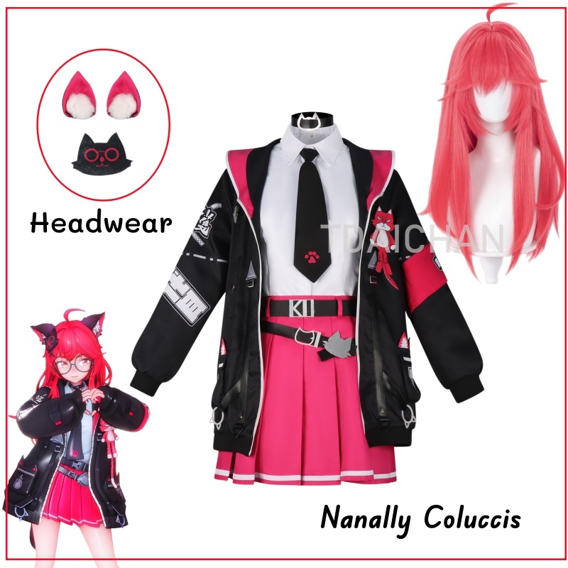 Kostum Cosplay Nanally Colucci - Anime Cosplay Cat ulasan dan harga