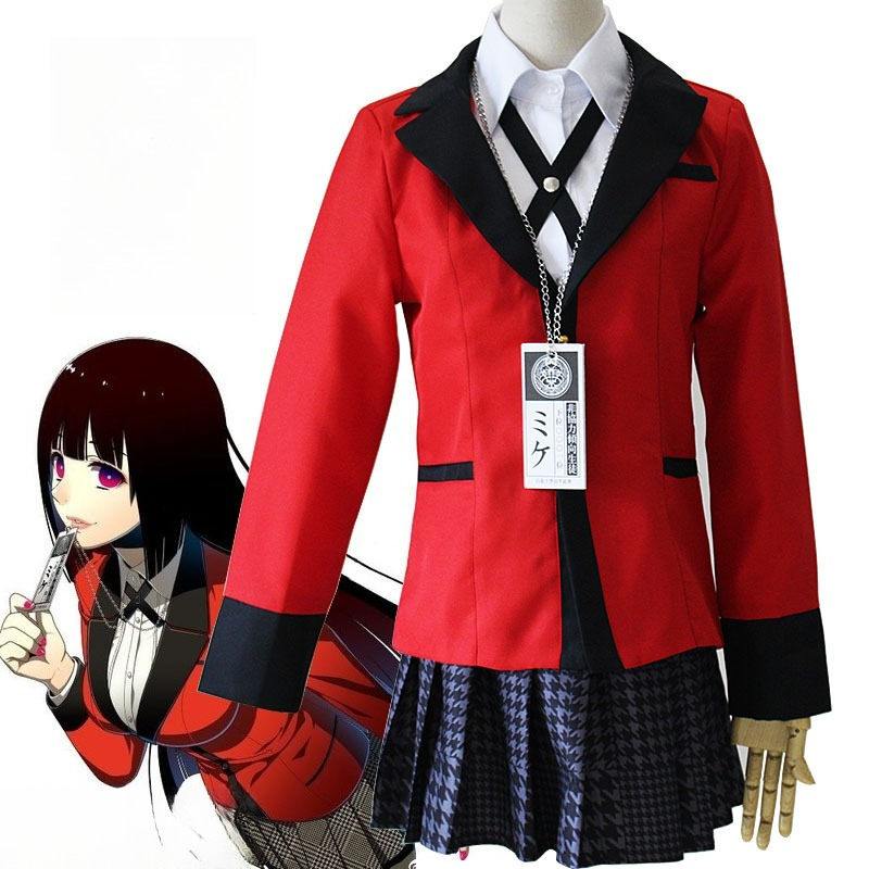 Kostum Cosplay Anime Kakegurui - Anime Cosplay Kakegurui ulasan dan harga