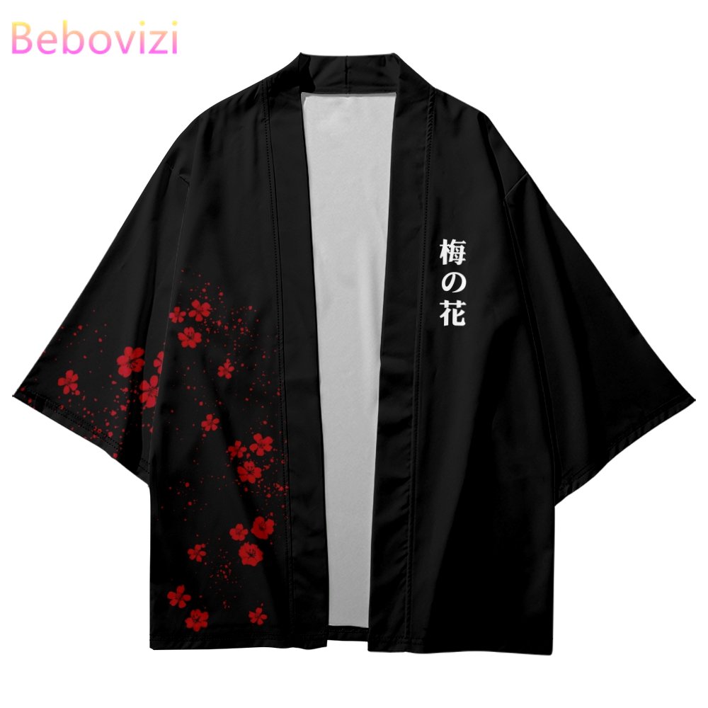 Kardigan Jepang Longgar Wanita - Demon Slayer Haori ulasan dan harga