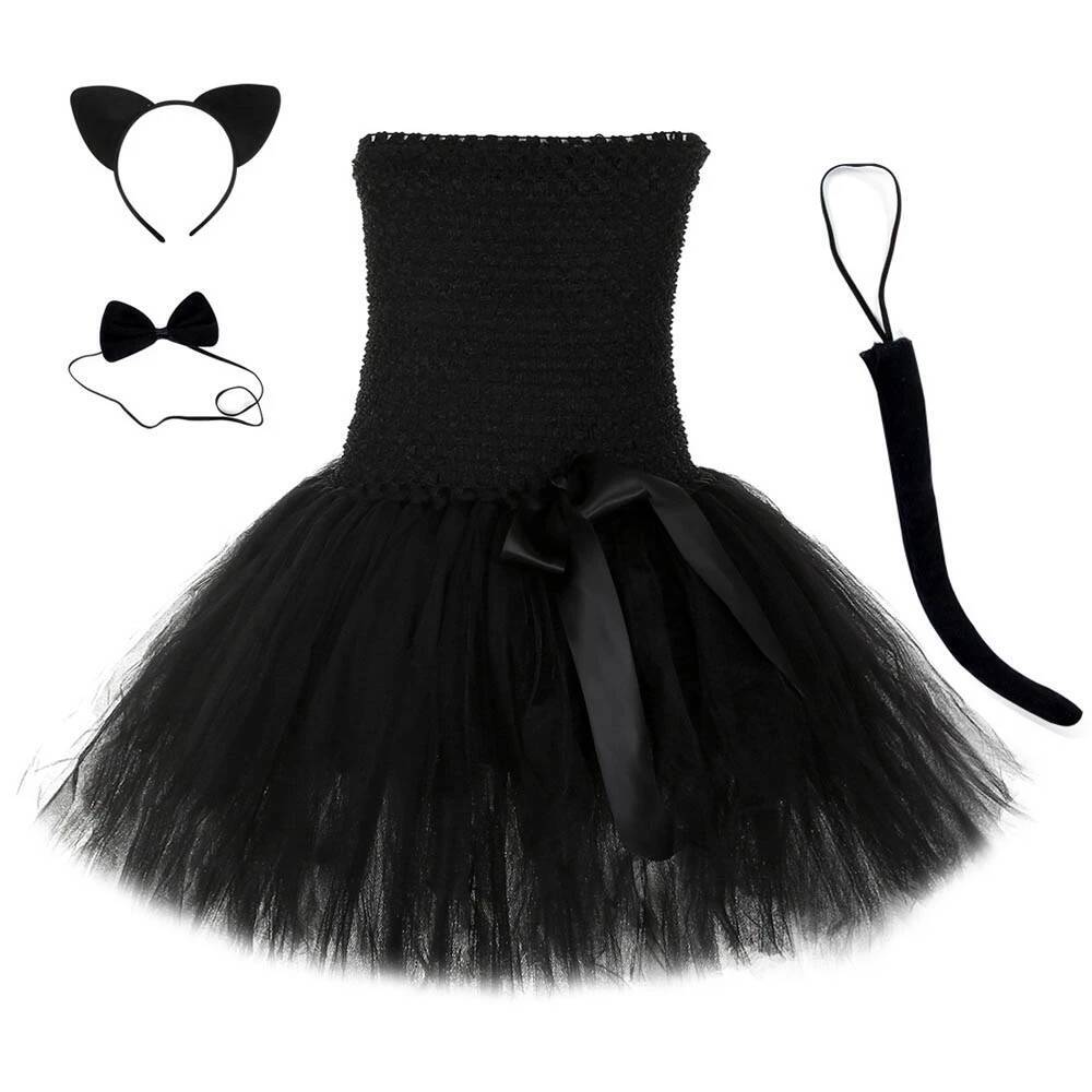 Gaun Tutu Kucing Hitam Lucu Ga - Anime Cosplay Toddler ulasan dan harga