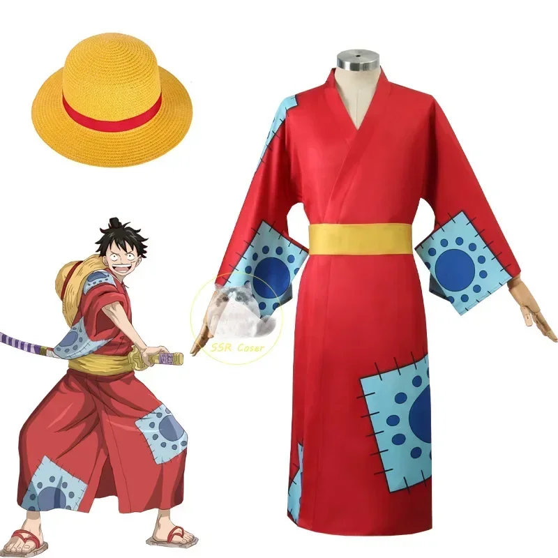 Kostum Cosplay Anime Luffy, Ki - Anime Cosplay Luffy ulasan dan harga