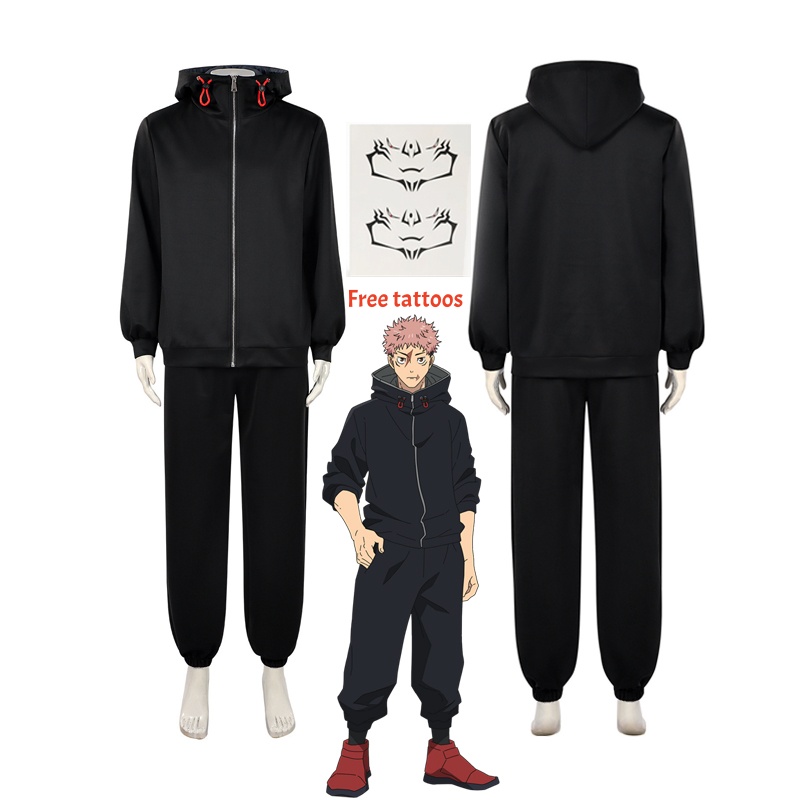Set Kostum Cosplay Yuji Itador - Cosplay Anime Jjk ulasan dan harga