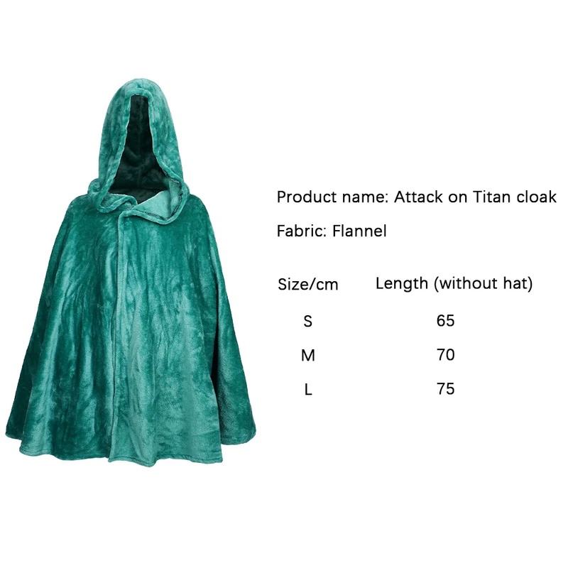 Kostum Cosplay Halloween Baru  - Attack Titan Cloak ulasan dan harga