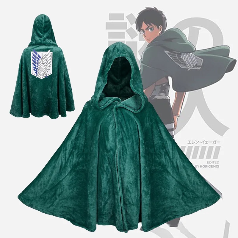 Kostum Cosplay Halloween Baru  - Attack Titan Cloak ulasan dan harga